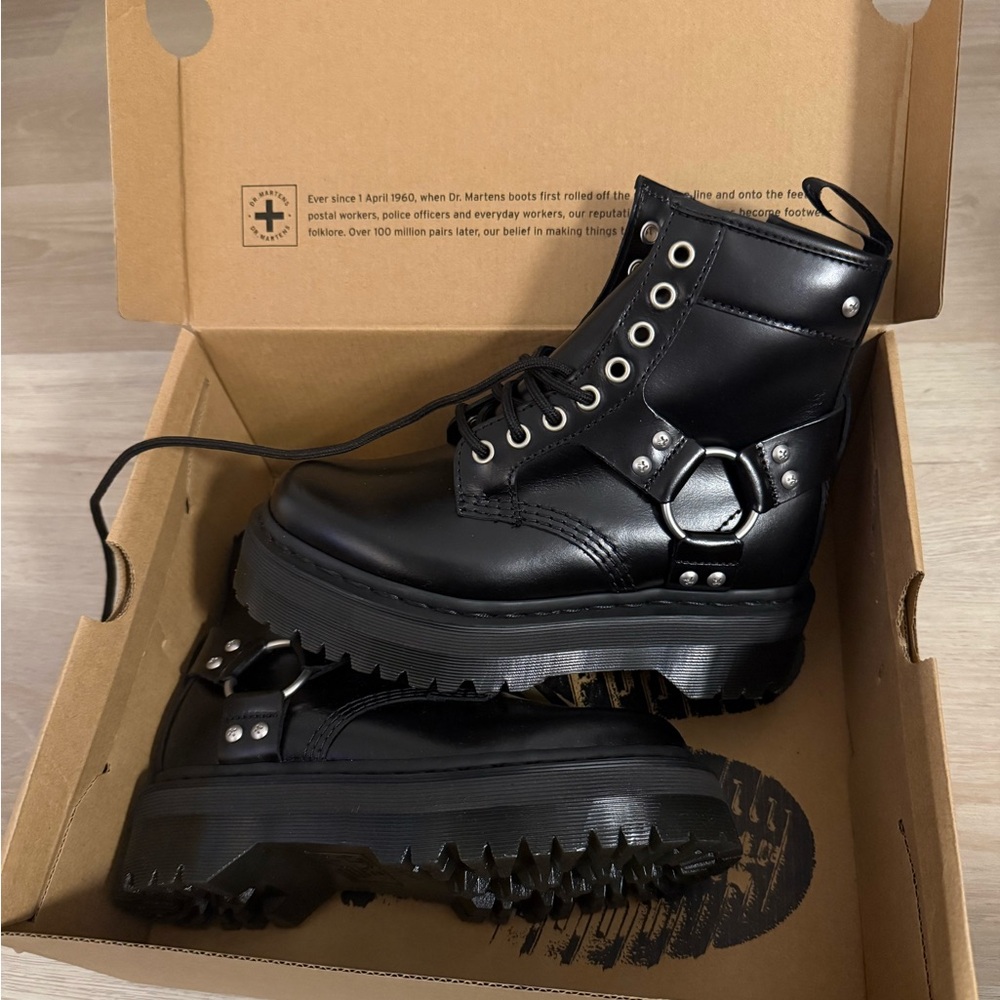 Dr. Martens 1460 Quad Harness Boots Size 6